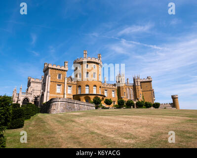 Schloss Belvoir, Grantham, Leicestershire, England, UK. Stockfoto