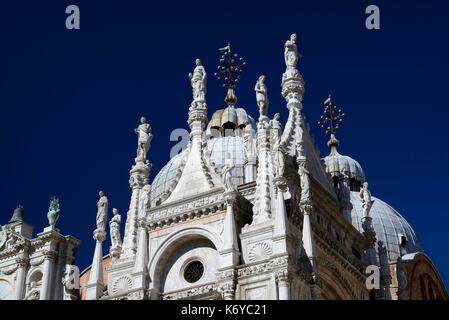 Italien, Veneto, Venedig, ein UNESCO Weltkulturerbe, Dogenpalast (Palazzo Ducale). Stockfoto