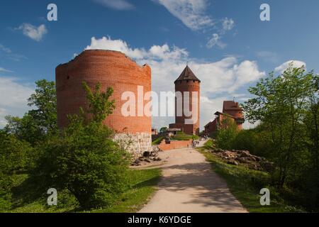 Lettland Lettland, Vidzeme, nordöstliche Region, Gauja Nationalpark, Sigulda, Burg Turaida Stockfoto