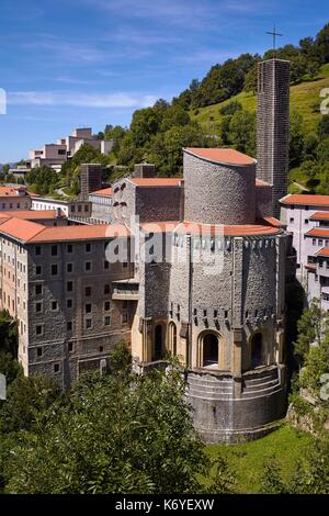 Spanien, im südlichen Baskenland, Provinz Guipuzcoa, Onati, Arantzazu ND Heiligtum, die Maria geweiht Stockfoto