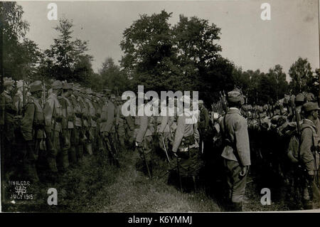 Erzh. KARL Tronfolger FRANZ JOSEF bei den Ukrainern, Hnilcze Stockfoto