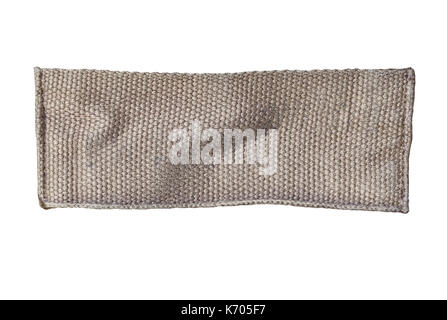 Nahaufnahme einer Jeans label Stockfoto