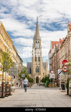 Die Marienkirche (Kościół Mariacki w Katowicach) in Katowice Stadt, Katowice 2017, Polen Stockfoto