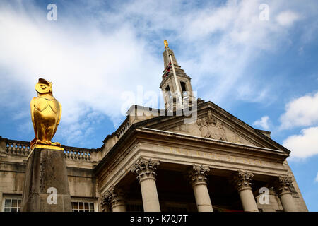 Leeds Civic Hall Gebäude im Millennium Square Stockfoto