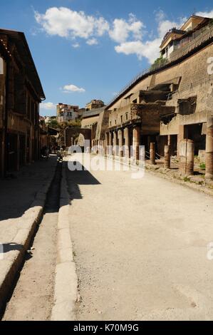 Herculaneum Archäologische Stätte, Kampanien, Italien, Europa Stockfoto