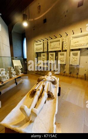 Italien, Lombardei, Mailand, das Castello Sforzesco (Schloss Sforza), das Museum für antike Kunst, liegend von der Beerdigung Denkmal von Gaston de Foix von Agostino Busti sagte Bambaia Stockfoto