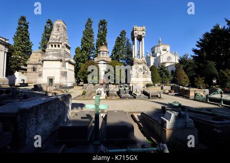 Italien, Lombardei, Mailand, der Monumentalfriedhof Stockfoto