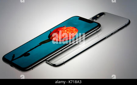 Apple iPhone X Stockfoto