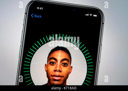 Apple iPhone X Stockfoto