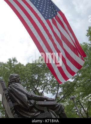 John Harvard Statue Stockfoto