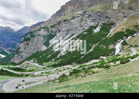 Panorama der Stilfser Joch, Italien Stockfoto