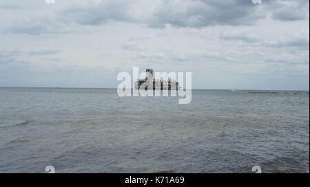 Strand auf der Halbinsel Hel, Ostsee, Polen Stockfoto
