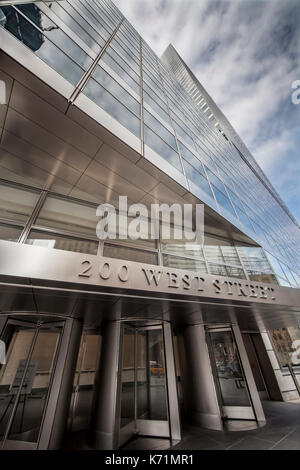 Goldman Sachs Hauptsitz bei 200 West Street in Manhattan, New York City Stockfoto