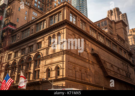 Carnegie Hall bei 881 Seventh Avenue in Manhattan, New York City Stockfoto