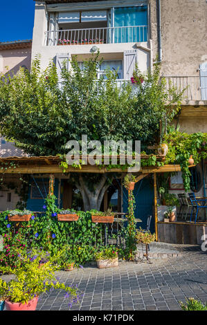 VILLAGE MEDIEVAL DU CASTELLET, VAR 83 FRANKREICH Stockfoto