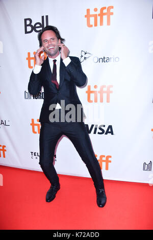 Toronto, Ontario, Kanada. 14 Sep, 2017. WALTON GOGGINS besucht "Drei Christusse" Premiere während der 2017 Toronto International Film Festival in der Roy Thomson Hall. Quelle: Igor Vidyashev/ZUMA Draht/Alamy leben Nachrichten Stockfoto