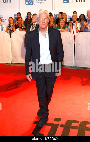 Toronto, Kanada. 14 Sep, 2017. Richard Gere die Teilnahme an der "drei Christusse" Premiere während der 42 Toronto International Film Festival in der Roy Thomson Hall September 14.2017 in Toronto, Kanada Kredit: geisler - fotopress/alamy leben Nachrichten Stockfoto