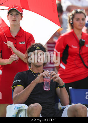 Rogers Cup 2017 - Herren Einzel Finale - Roger Federer vs. Alexander Zverev Jr. Featuring: Alexander Zverev Jr. wo: Montreal, Quebec, Kanada Wann: 13 Aug 2017 Kredit: ATP/WENN.com Stockfoto