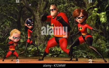 Die Unglaublichen - The Incredibles 2004 USA Regie: Brad Bird Animation. Es ist verboten, das Foto aus dem Kontext der Förderung der Film zu reproduzieren. Es muss den Film Company und/oder der Fotograf durch/über die durch den Film Unternehmen erlaubt autorisierten oder zugewiesenen gutgeschrieben. Zur redaktionellen Verwendung eingeschränkt. Foto 12 wird keine Werbung Rechte der Personen vertreten. Stockfoto