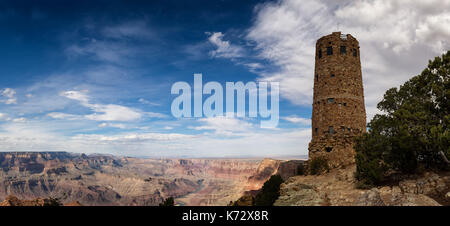 Hopi Wachturm am Grand Canyon South Rim, Arizona USA Stockfoto