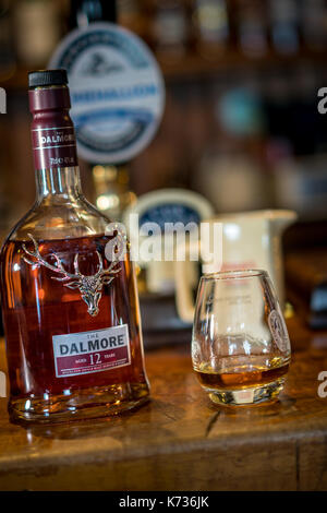 Malt whisky Auswahl Stockfoto