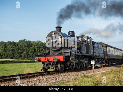 Dampflok 53808 in Blue Anchor, Somerset, UK. Stockfoto