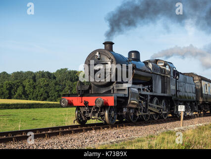 Dampflok 53808 in Blue Anchor, Somerset, UK. Stockfoto