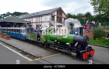 Ravenglass Station, Ravenglass und Eskdale Valley Railway, Cumbia, Großbritannien Stockfoto