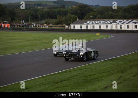 Freddie März Memorial Trophy Rennen in Goodwood Revival 2017 Konferenz, Goodwood Rennstrecke, West Sussex, England, Großbritannien Stockfoto