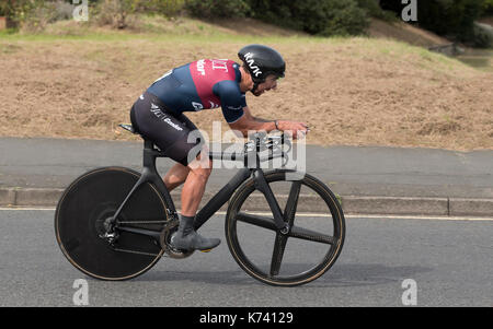 Tour durch Großbritannien Radrennen 2017 Stufe 5 Clacton-on-Sea Stockfoto