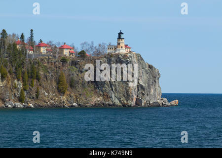 Split Rock Leuchtturm am Lake Superior Stockfoto