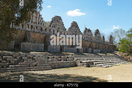 Taubenschlag, Maya-Stätte, Uxmal, Yucatán, Mexiko Stockfoto