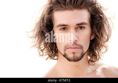 Hübscher junger Mann Stockfoto
