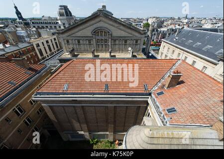 Frankreich, Marne (51), Reims, Ansicht von der Rückseite der Oper, vom Turm der ehemaligen Feuerwache Stockfoto