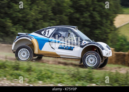 2016 Niet Buggy Safari Championship Auto mit Fahrer Fabrice Niet am Goodwood Festival 2017 von Geschwindigkeit, Sussex, UK. Stockfoto