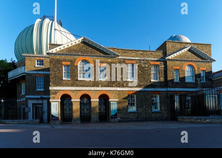 Das Royal Observatory im Greenwich Park, London, England, Vereinigtes Königreich, Großbritannien Stockfoto