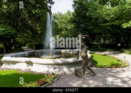 Skulpturen im Botanischen Garten in Warschau, Polen Stockfoto