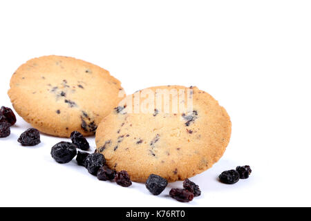 Heidelbeere cookies mit heidelbeere Beere Cookies, Cookies Stockfoto