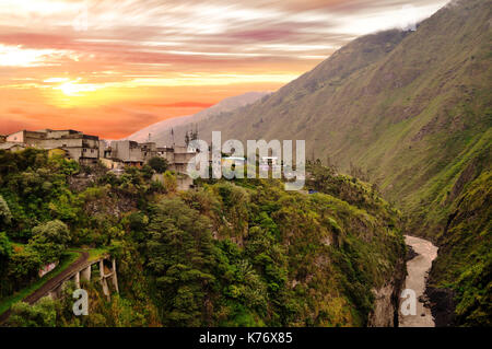 Ba-os de Agua Santa, Provinz Tungurahua, Ecuador Stockfoto