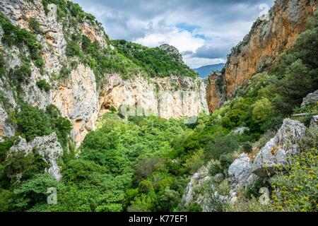 Griechenland, Kreta, Rethymnon, Amari Tal, Patsos, Agios Antonios GORGE (oder Patsos Schlucht) Stockfoto