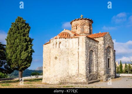 Griechenland, Kreta, Rethymnon, Amari Tal, Lambini, byzantinischen Kirche Panagia Lambini Stockfoto