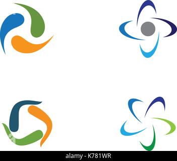 Annahme und Gemeinschaft Pflege Logo Vorlage Vektor icon Stock Vektor
