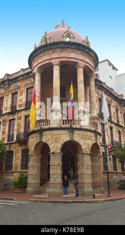 Blick auf das Gebäude der Gemeinde Cuenca Stockfoto