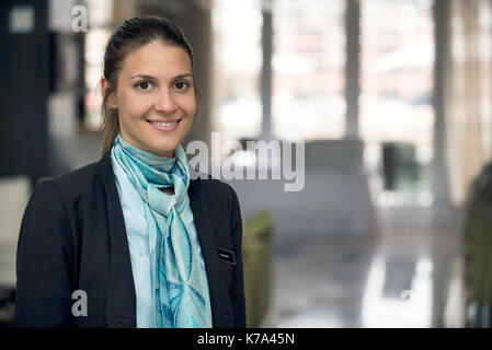 Junge Geschäftsfrau, portrait Stockfoto