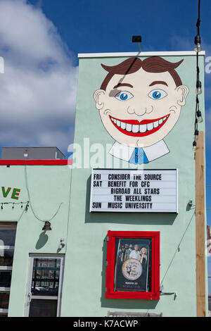 ASBURY PARK, NEW JERSEY - März, 19, 2017: Ein Blick auf die Fassade des berühmten Wunder Bar Stockfoto