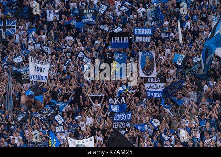 Reggio Emilia, Italien. 14 Sep, 2017. Atalanta Fans Fußball: UEFA Europa League Gruppe E Übereinstimmung zwischen Atalanta BC 3-0 FC Everton an Mapei Stadion - Citta del Tricolore in Reggio Emilia, Italien. Credit: Maurizio Borsari/LBA/Alamy leben Nachrichten Stockfoto