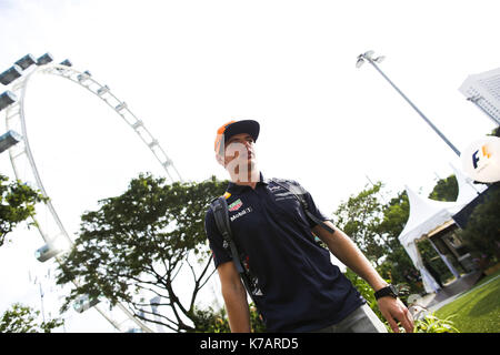 Motorsport: FIA Formel Eins-Weltmeisterschaft 2017, Grand Prix von Singapur, #33 Max Verstappen (NLD, Red Bull Racing), Stockfoto