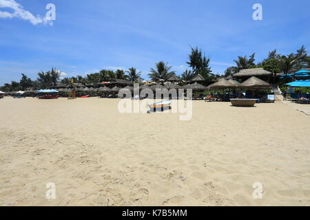 Eine Bang Beach in der Nähe von Hoi An und Danang in Vietnam. Stockfoto