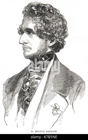 Hector Berlioz, Französisch romantisch Komponist Stockfoto