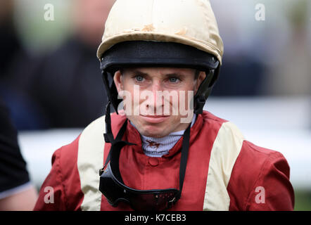 Jockey Ryan Moore bei Tag drei der William Hill St. Leger Festival in Doncaster Racecourse. PRESS ASSOCIATION Foto. Bild Datum: Freitag, September 15, 2017. Siehe PA Geschichte RACING Doncaster. Photo Credit: Mike Egerton/PA-Kabel Stockfoto